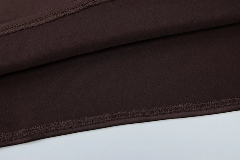 שמלת מקסי סאטן כיווצים בעיצוב רשת בחלק העליון גב פתוח - Arya