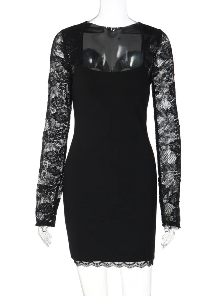 Lace mini dress - Ronli