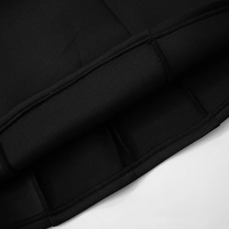 שמלת מיני בעיצוב שרוולי רשת נצנצים - GADE