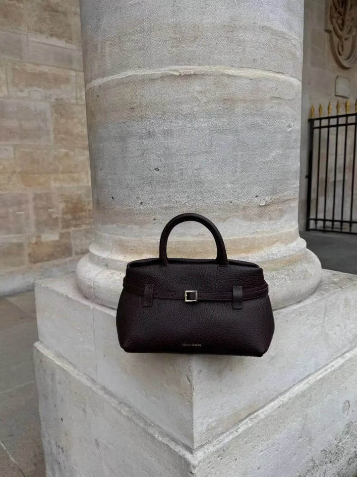 Suede / leather bag with luxury design