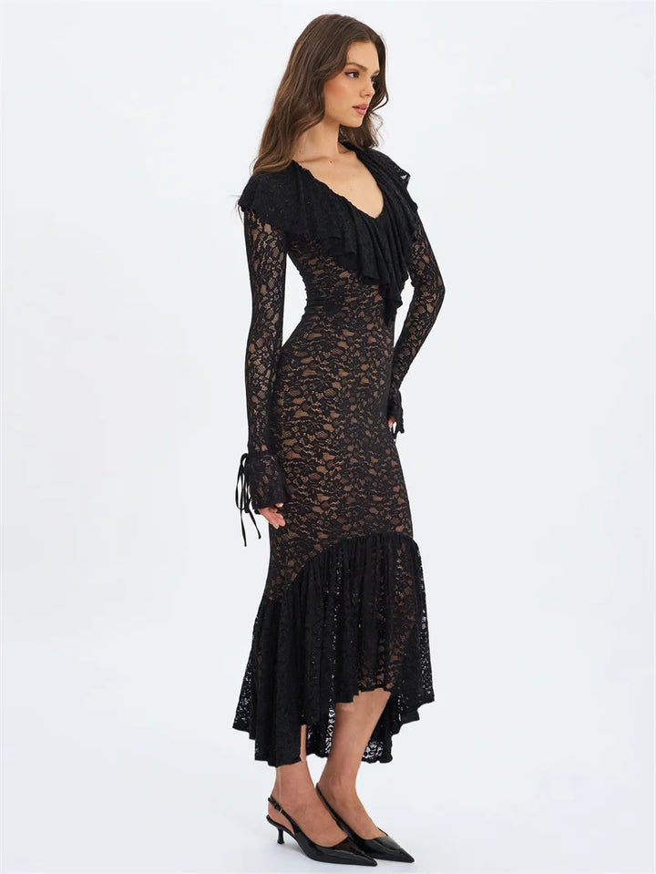Lace maxi dress - NONA