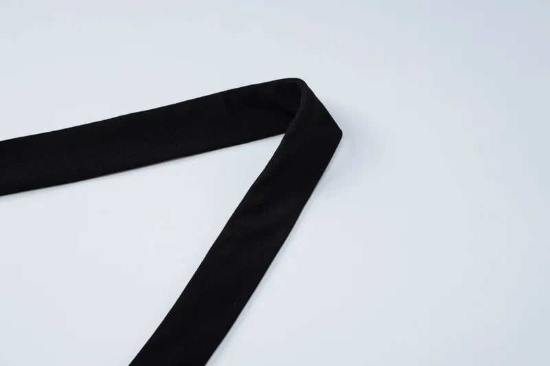 שמלת מידי צמודה בד מחטב גב פתוח - Paislee