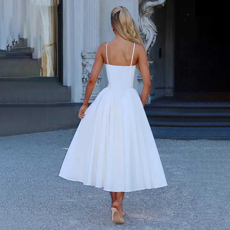 שמלת מידי בעיצוב קלאסי בגזרת A - מרטה