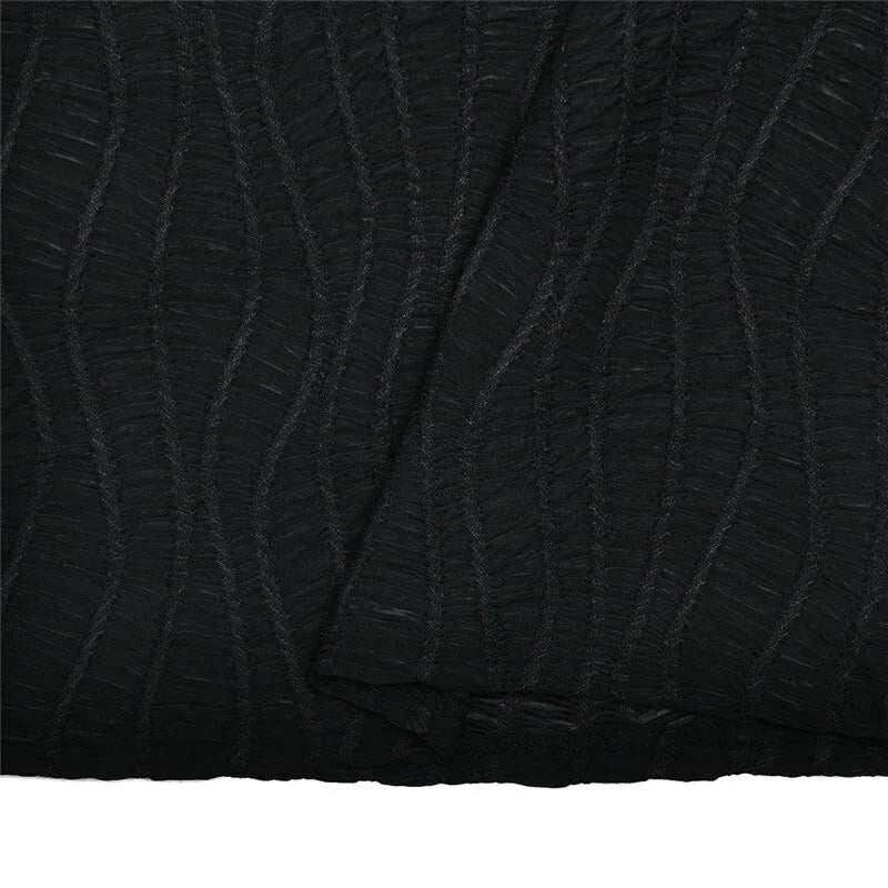 שמלת מיני רשת סרוגה בעיטור אבזמים - ריצ'י