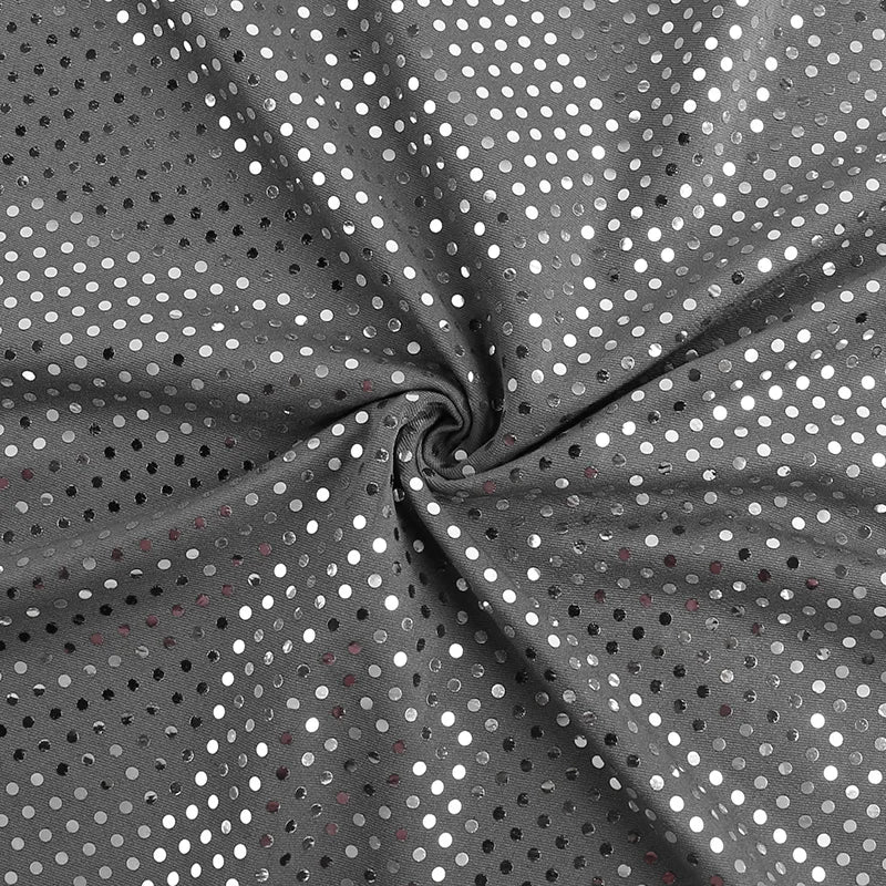 שמלת מקסי כתפיים חשופות בעיטור נקודות מנצנצות - LENA