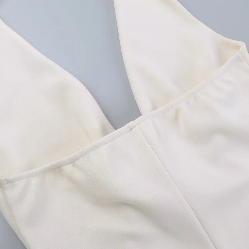 שמלת מיני מחשוף V עמוק - מאדי