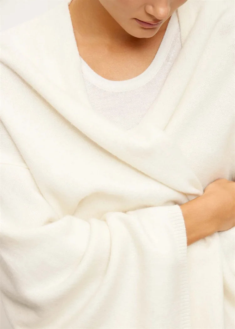 קרדיגן צמרי ארוך סגירת חגורת קשירה - קאי