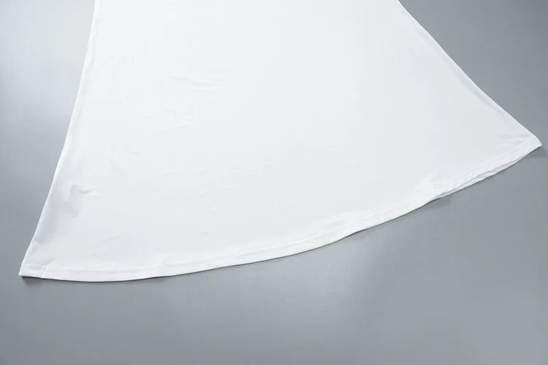 שמלת מקסי צנועה צווארון גולף - CALA