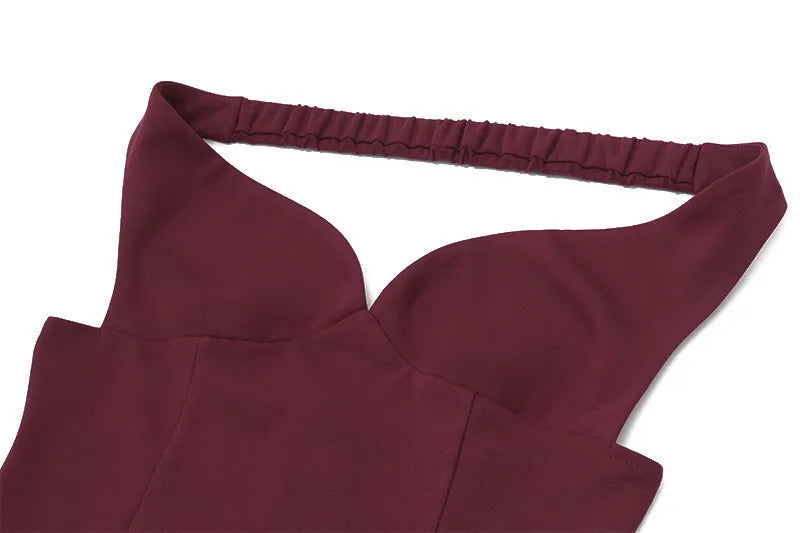 שמלת מיני בגזרת A גב פתוח בעיטור צעיף תואם - תמרה