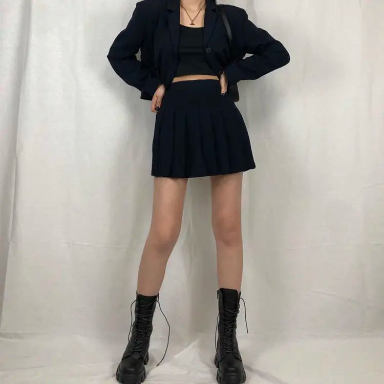 מגפי גשם דמוי עור בעיצוב שרוכים - מרטין