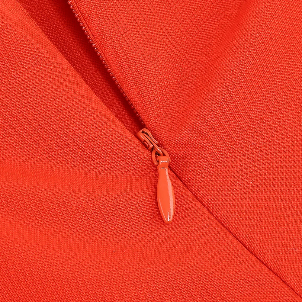 שמלת מקסי סטרפלס שסע עמוק - ג'ודי