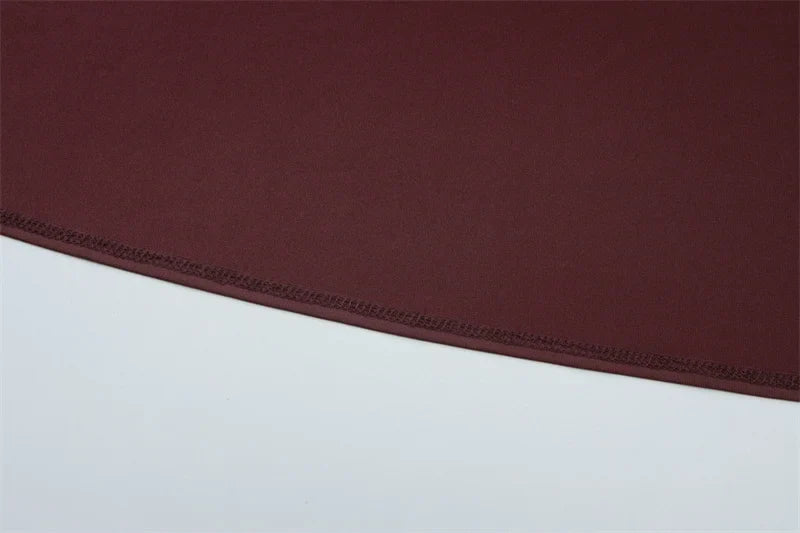 שמלת מקסי בעיצוב קשירה בצוואר ומחשוף V עמוק בעיטור שסע וכיווצים - צ'ינה