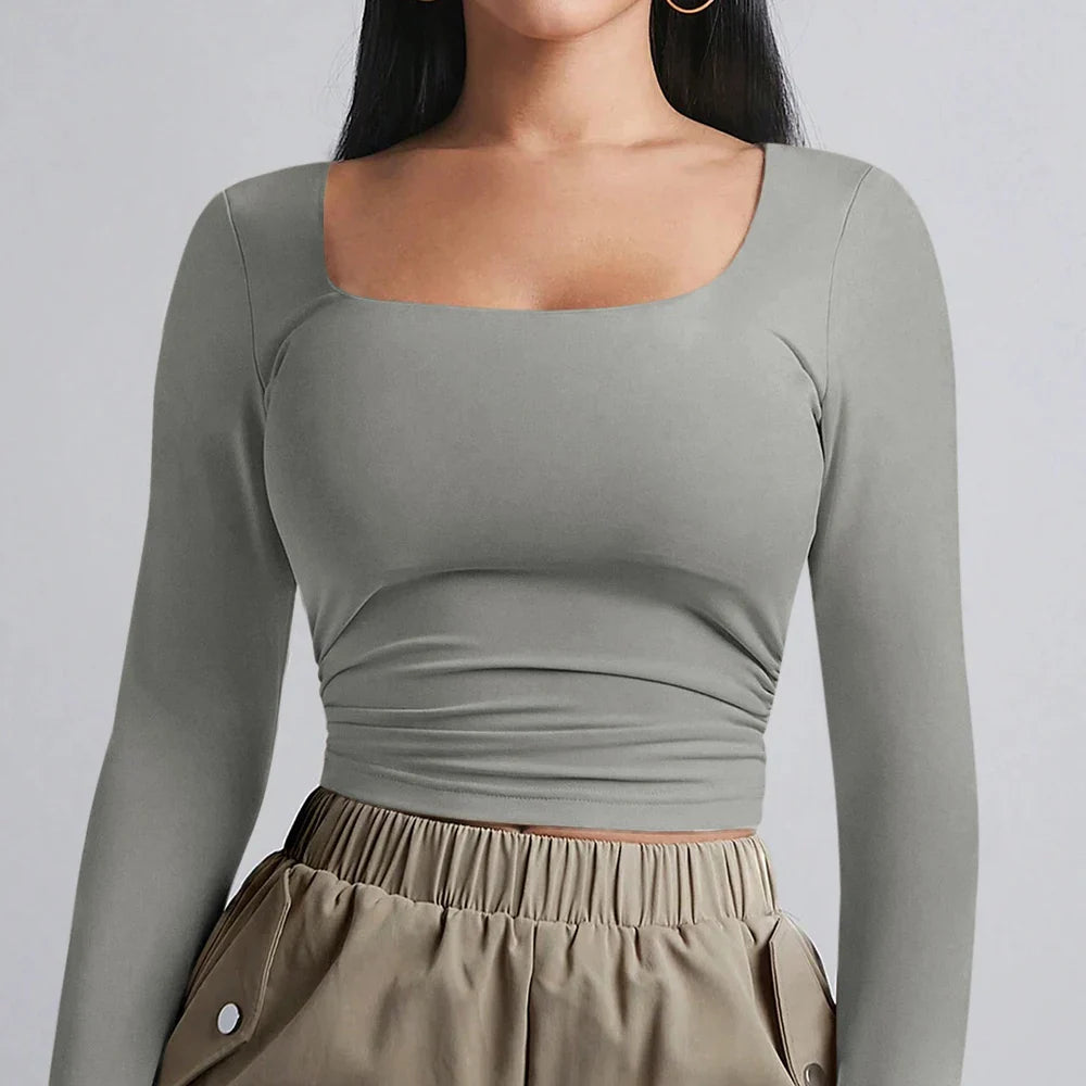 חולצת בייסיק בד מחטב - נלי