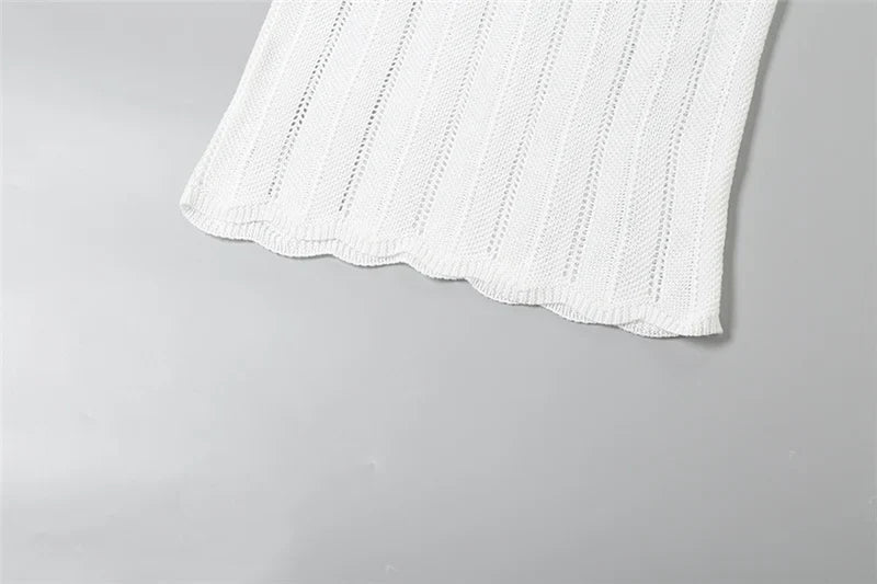 שמלת מקסי חוף סרוגה - Alyssa