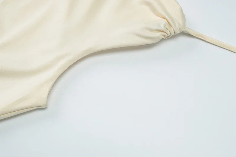 סט שני חלקים חצאית מקסי וחולצת כתפיים חשופות - ינאי