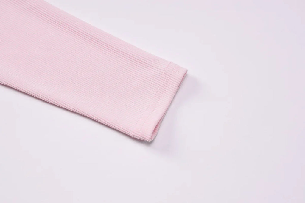 אוברול חלק אחד סרוג בעיטור כפתורים - Lauren