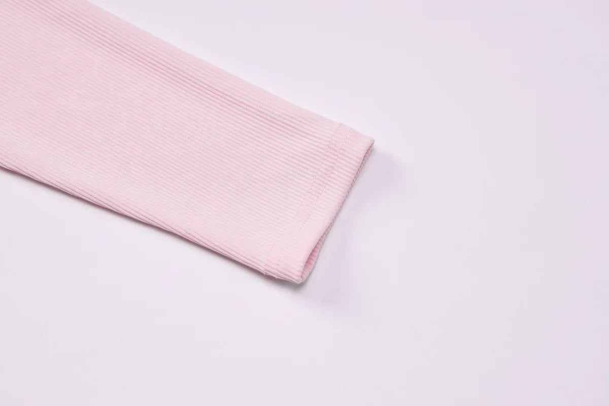 אוברול חלק אחד סרוג בעיטור כפתורים - Lauren