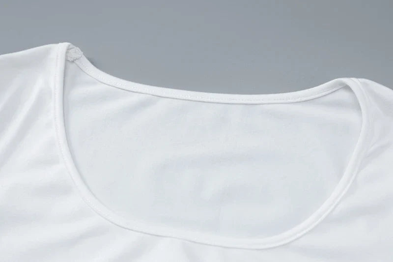 שמלת מקסי מלמלה בעיצוב שסע שרוולי פעמון - ג'ורג'יה