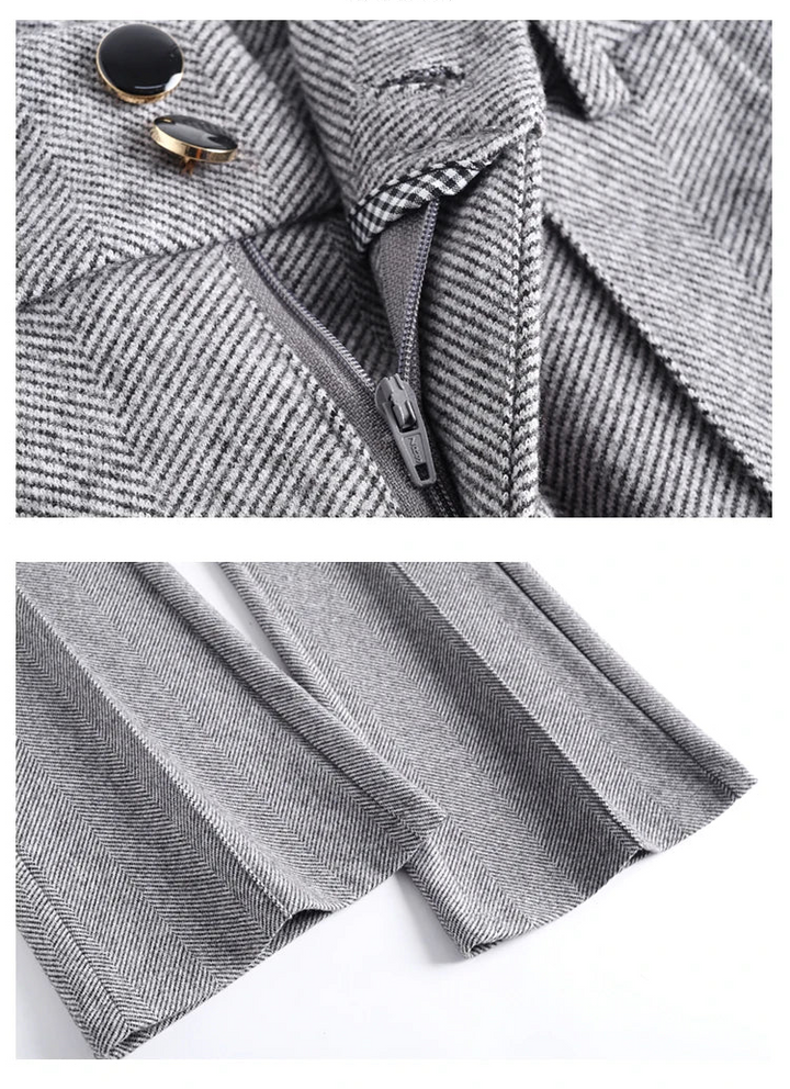 Tailored pedal-cut pants