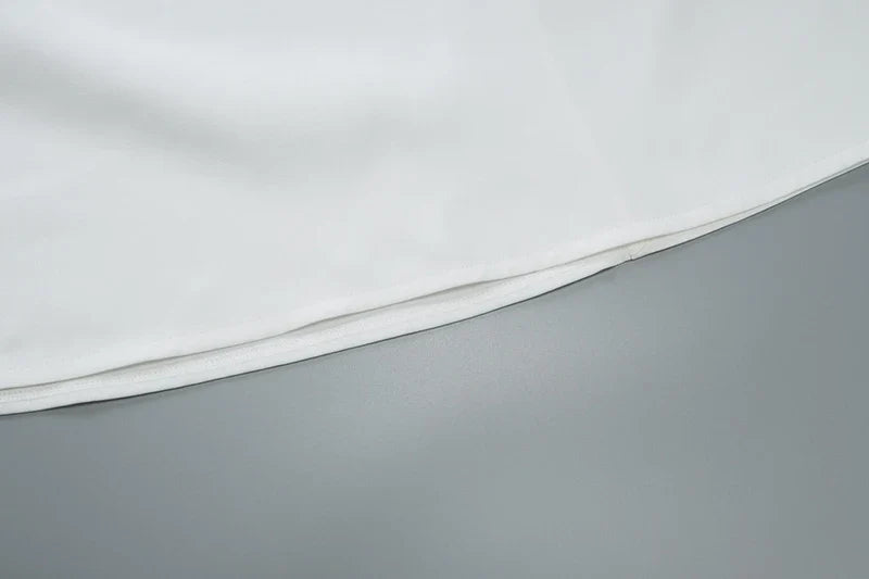 שמלת מקסי בגזרת A כתפיים חשופות גב פתוח - אל