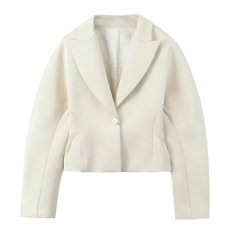 חליפת משי שני חלקים מחויטת מכנסיים ובלייזר - מורל