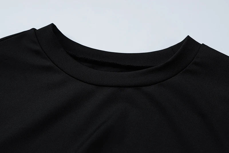 סט שני חלקים חולצת טופ וחצאית מקסי בעיצוב אבזם - ג'סיקה