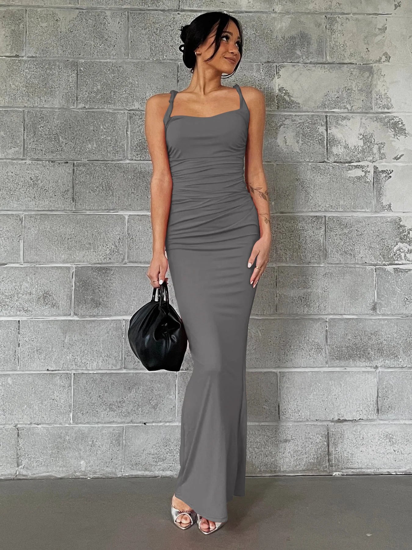 שמלת מקסי צמודה - איירס