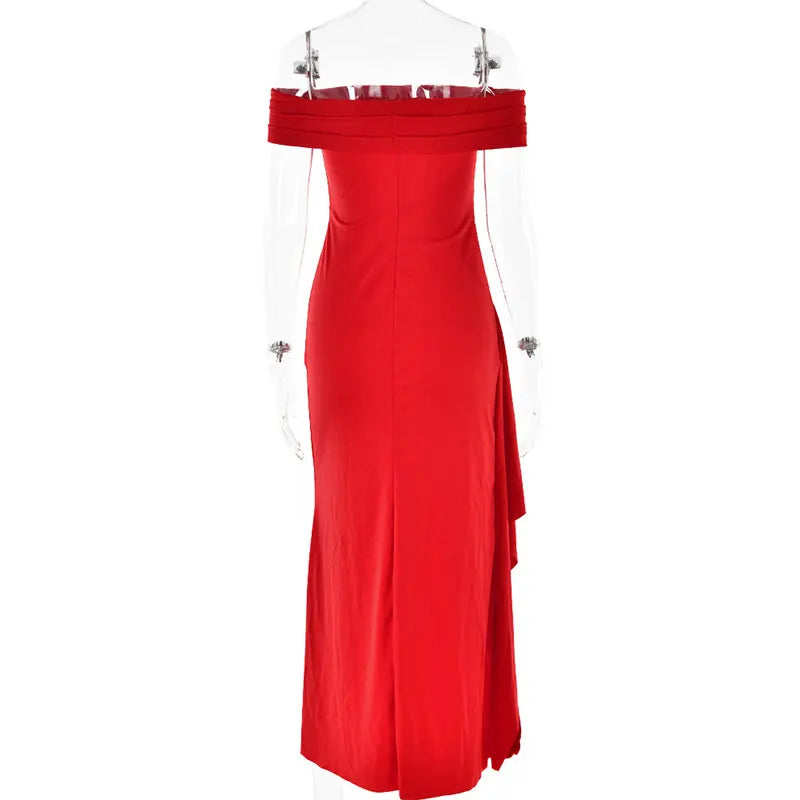 שמלת מקסי כתפיים חשופות - ג'ודי