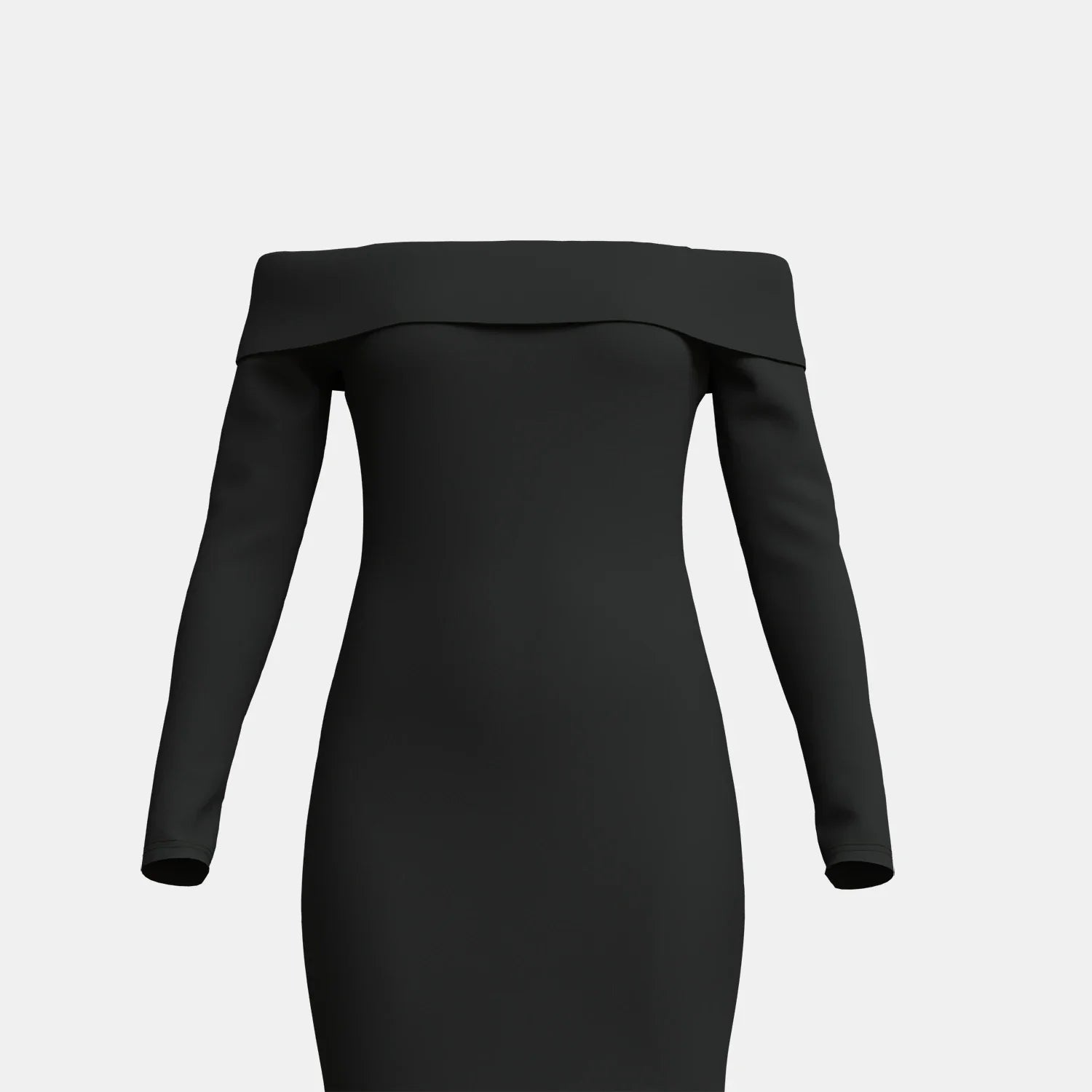 שמלת מקסי אלגנטית בעיצוב כתפיים חשופות - Ariel