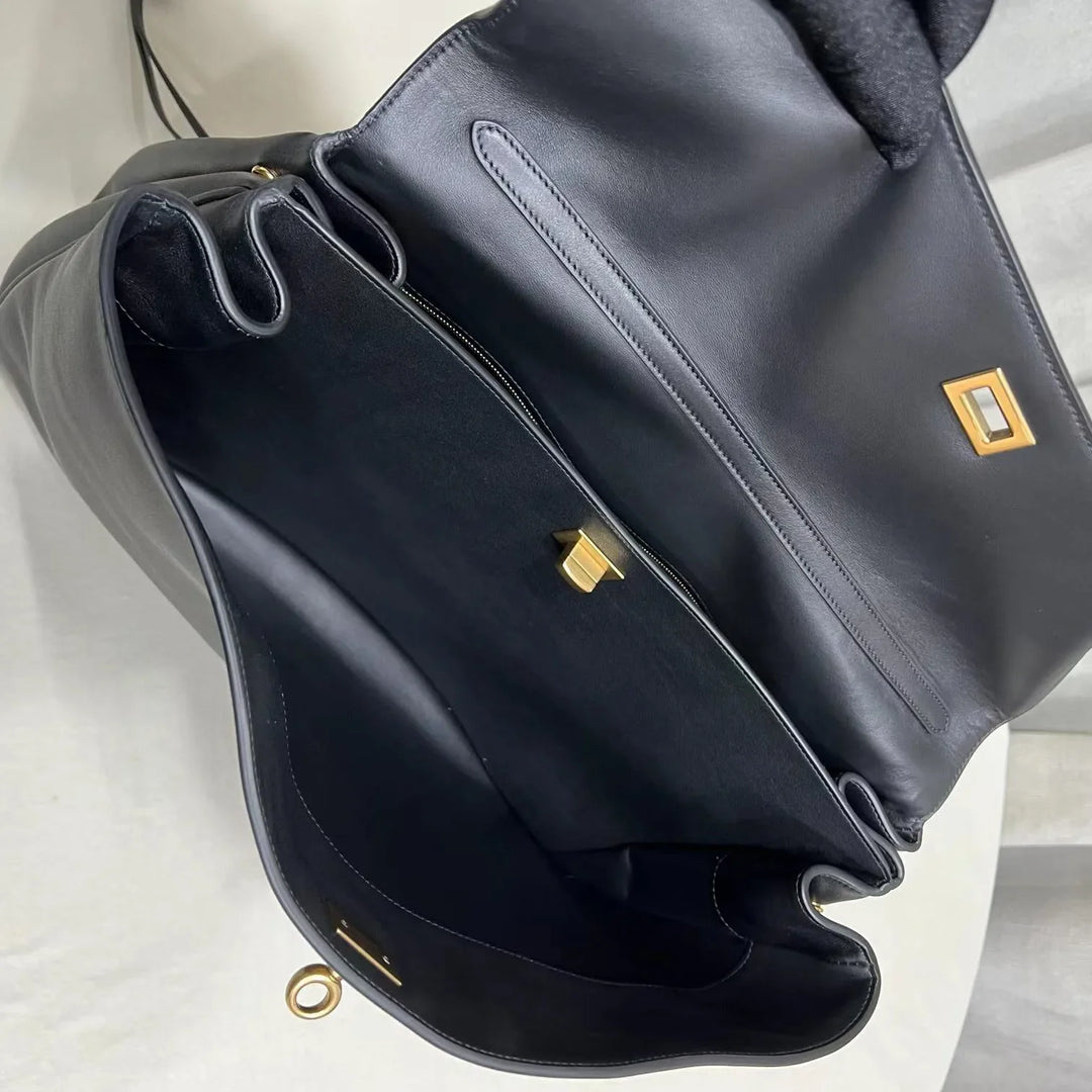 Luxury handmade leather bag - cowhide leather