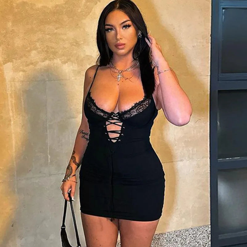 שמלת מיני קשירות - טניה