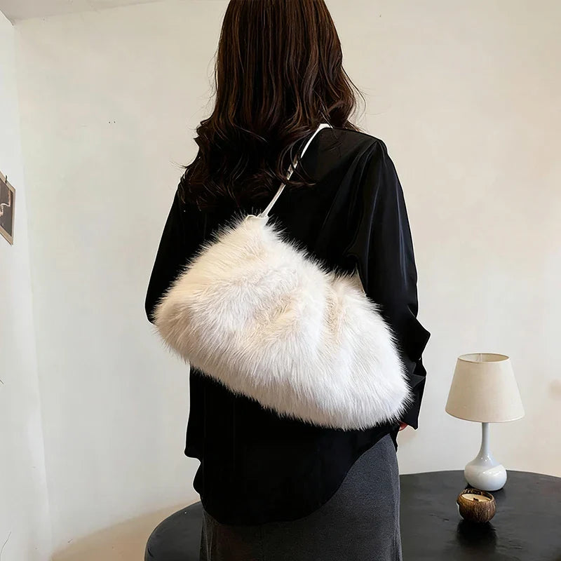 Fur design bag