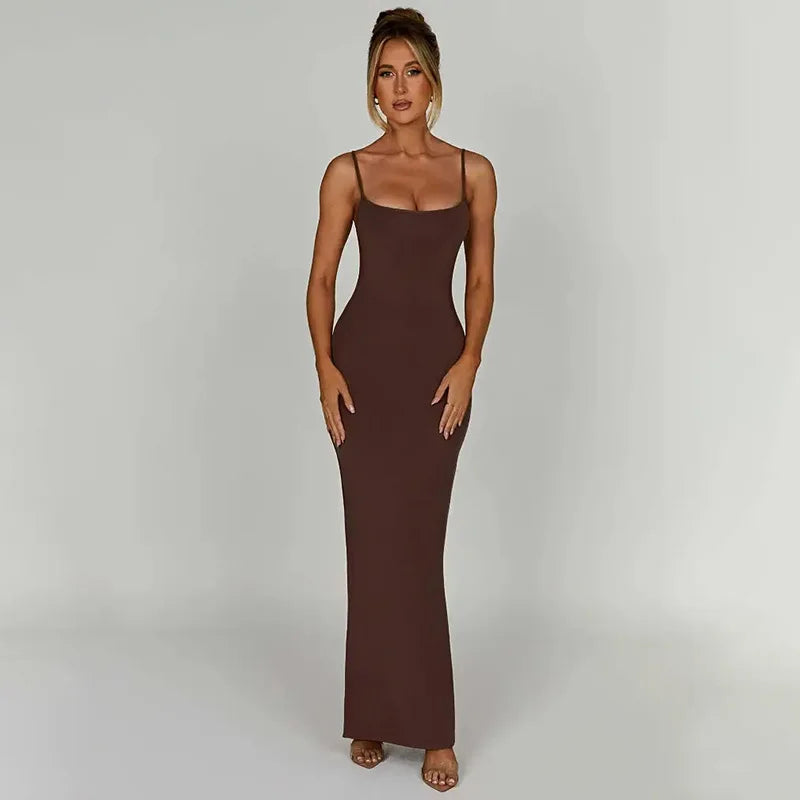 שמלת מקסי צמודה - אניטה