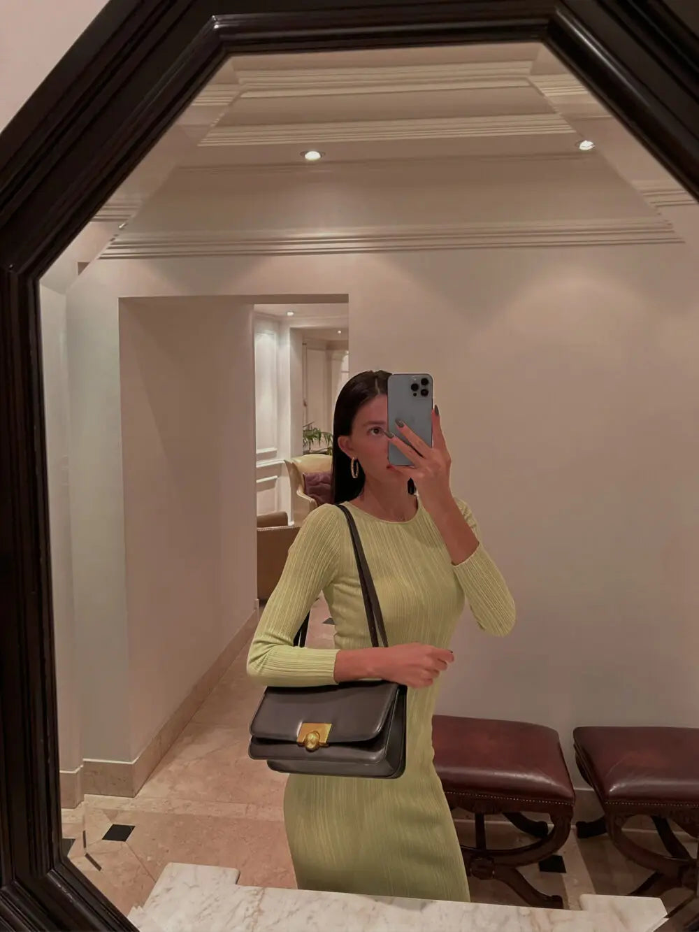 שמלת מקסי סרוגה - Felicity