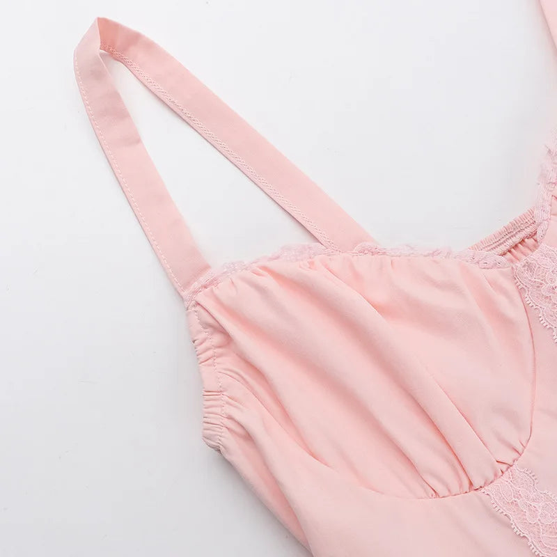 שמלת מיני בגזרת A בעיצוב מחוך בעיטור קשירת פפיון בגב - Kaiya