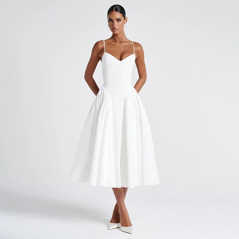 שמלת מידי בעיצוב קלאסי בגזרת A - מרטה