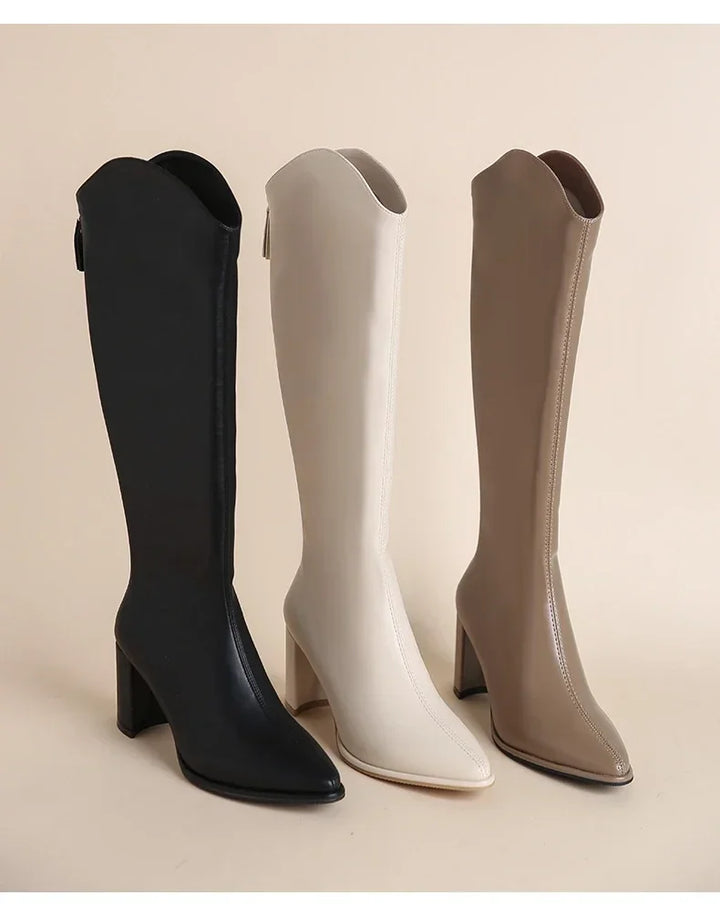 High leatherette boots - WIN