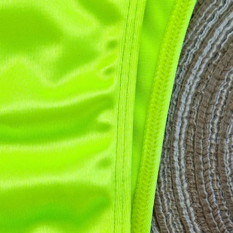 בגד ים סטרפלס גזרה גבוהה - ARIEL