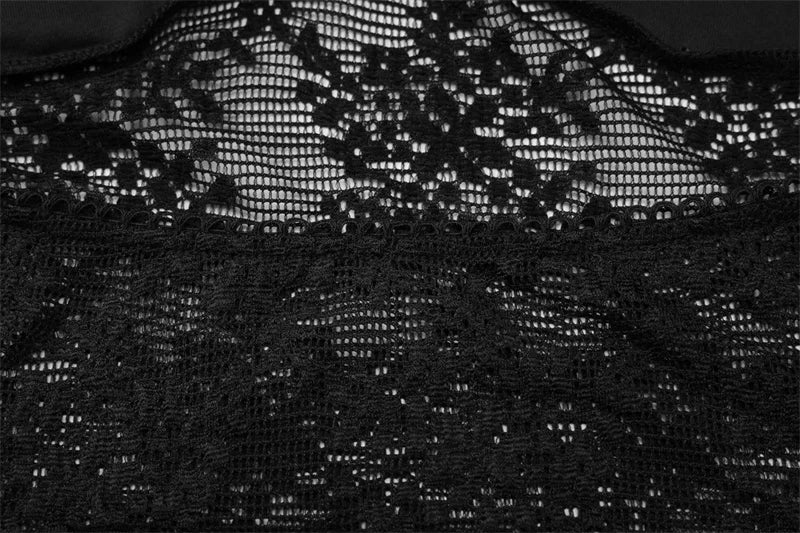 Maxi dress with lace design and open back - Nahora