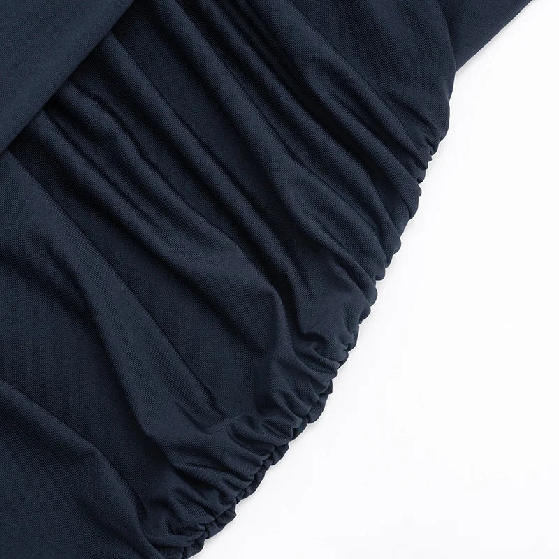 Off-the-shoulder ruched maxi dress with ruched design - Fabiana