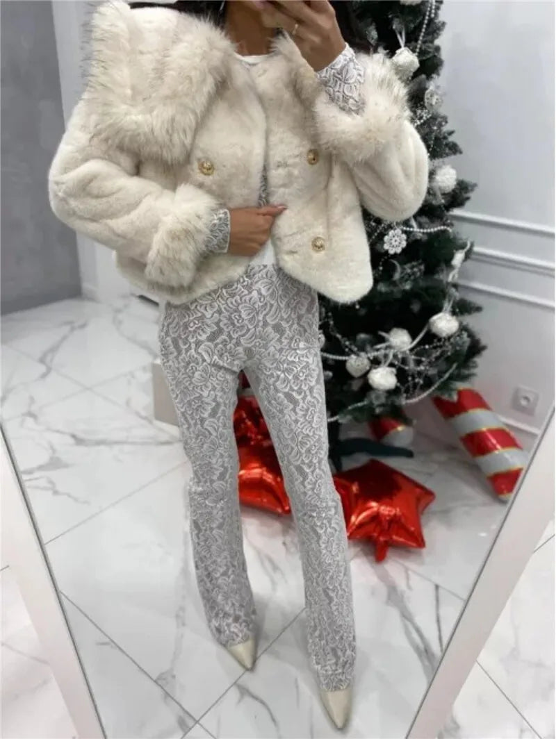 אוברול תחרה עם תחתית (לא שקוף) - אריקה