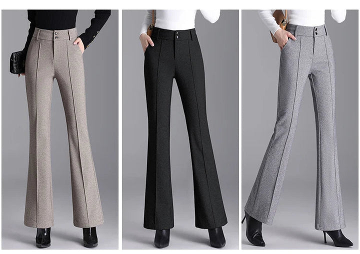 Tailored pedal-cut pants