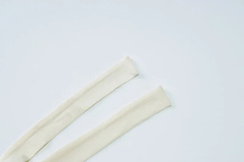 סט שני חלקים חצאית מקסי וטופ קשירה בצוואר - לורנזה