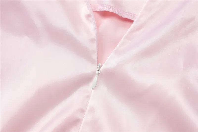 שמלת מיני סאטן בגזרת A - לילאן