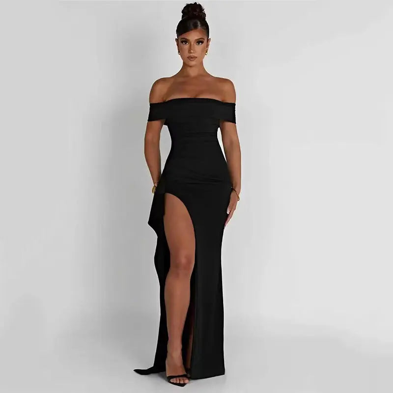 שמלת מקסי כתפיים חשופות - ג'ודי