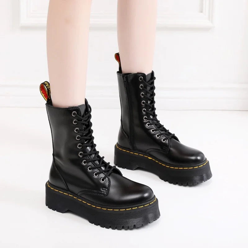 Faux leather rain boots - Skyler