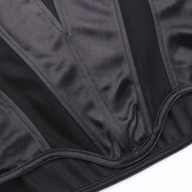 טופ מחוך סטרפלס בעיצוב רשת - NYX