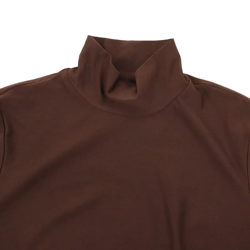 שמלת מקסי צווארון גולך בעיצוב כיווצים וקשירה - מרגריטה