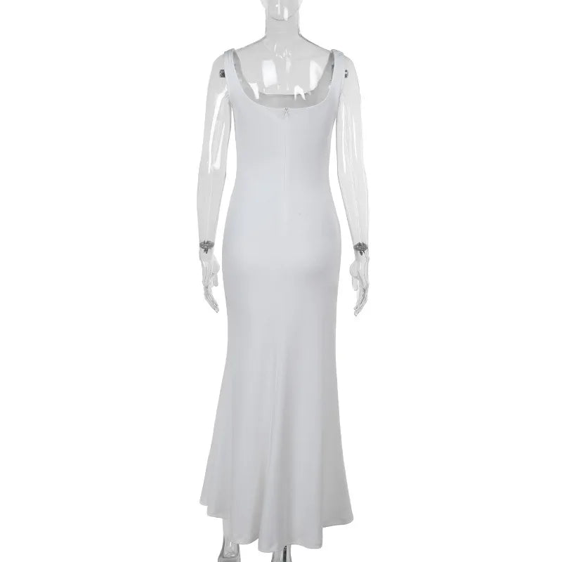 שמלת מקסי אלגנטית בגזרת בת ים - אלינורה