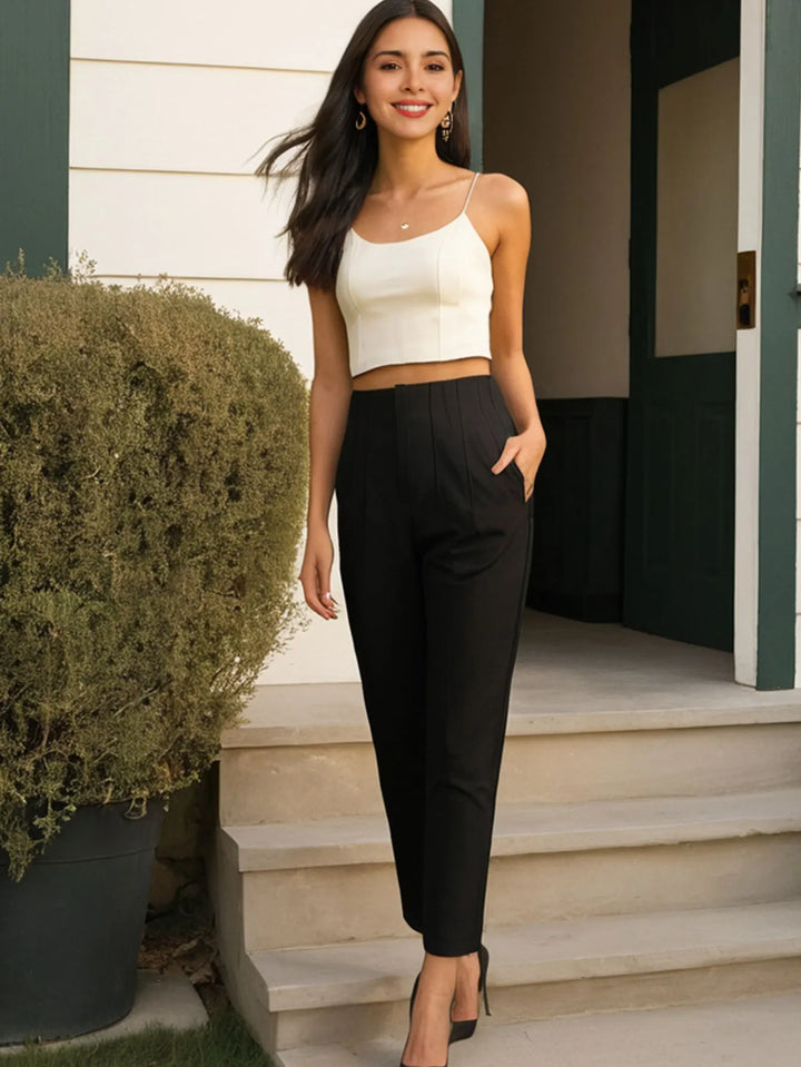 Tailored pencil pants